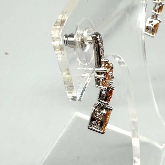 New Karis STS Teardrop Crystal Earrings 925 Post Only - Picture 5 of 5